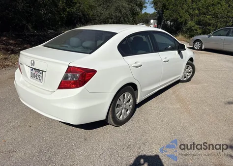 2012 Honda Civic Lx from USA, damaged, VIN 2HGFB2F59CH586797